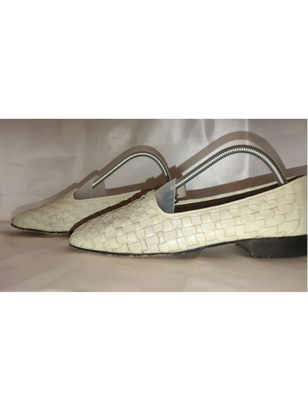 Massimo Dutti Woven Leather Slip Ons Size 9B - Picture 3 of 8